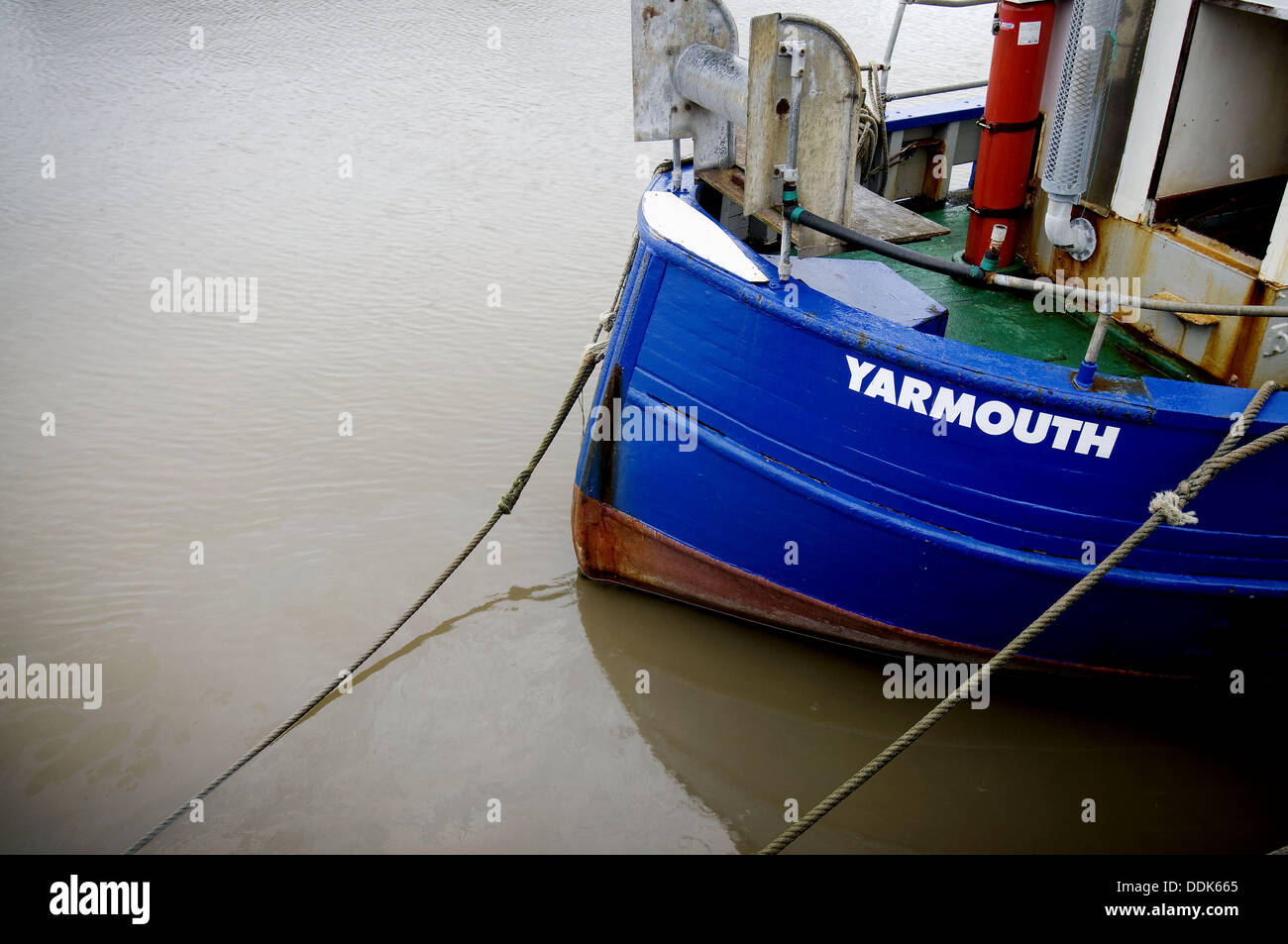 Boat in GREAT YARMOUTH, seaport of Norfolk, England Stock Photo Alamy