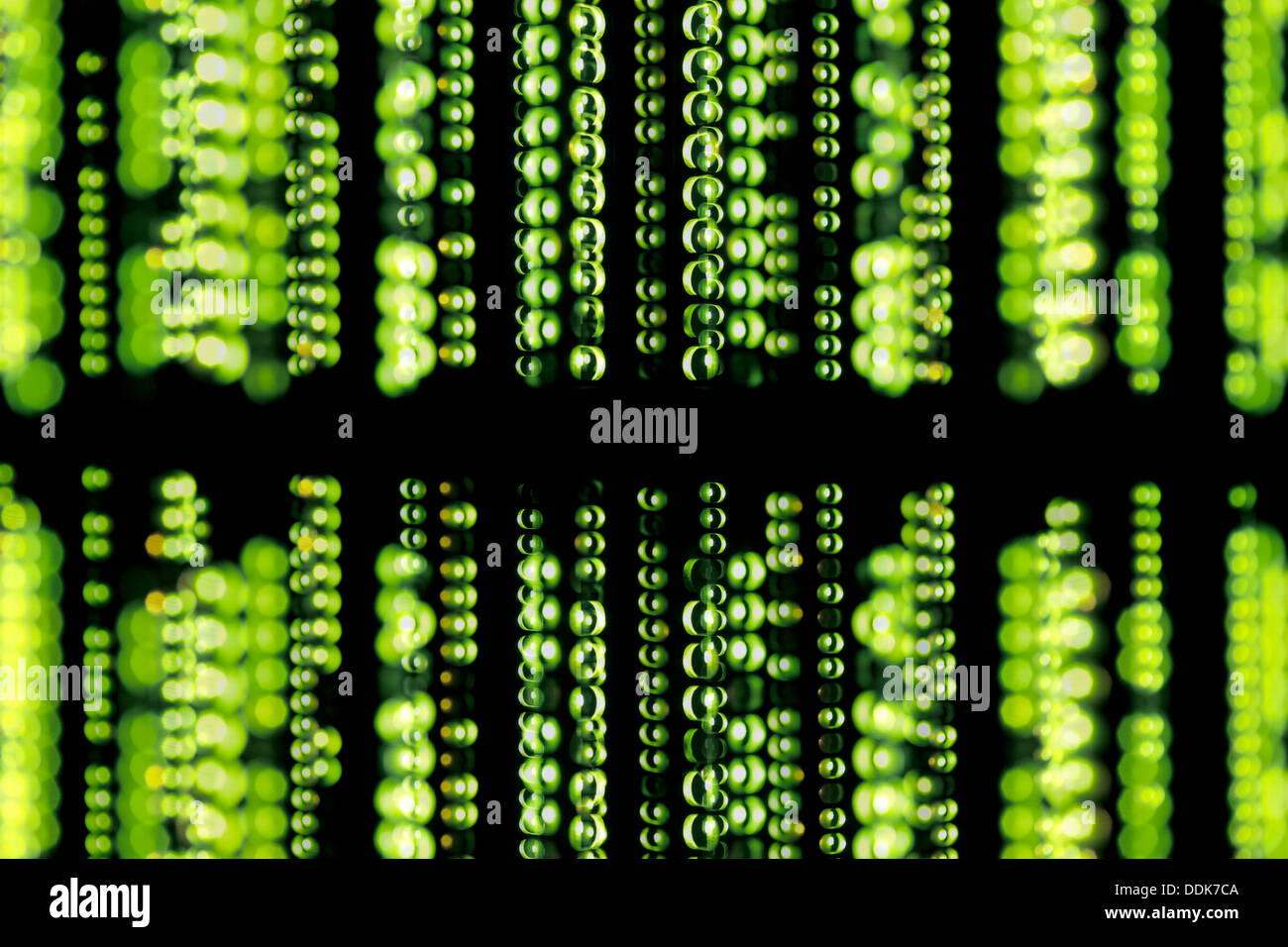Conceptual background image made of images of server room leds blended together. Stock Photo