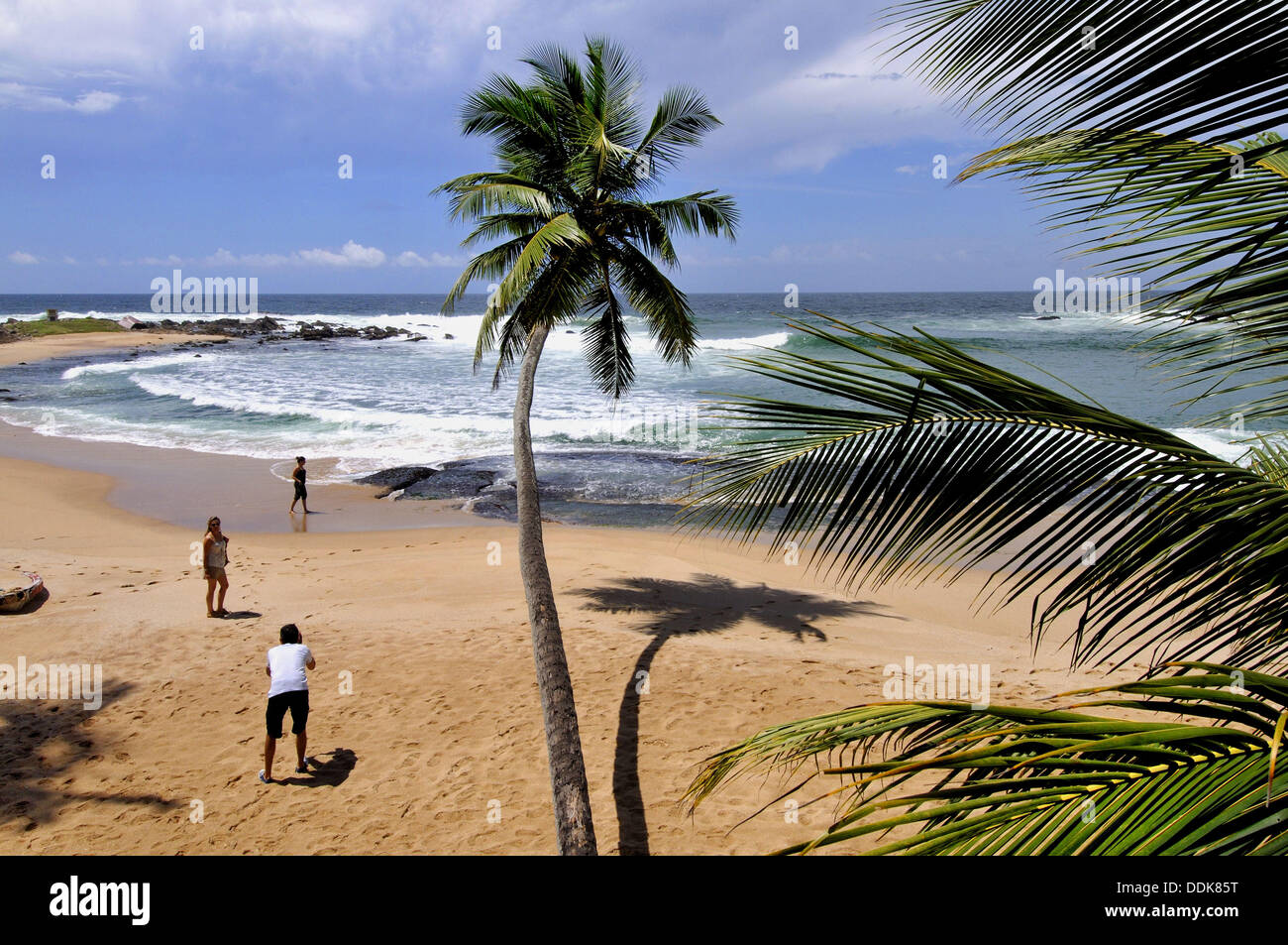 Beach, South coast near Galle, Sri Lanka Stock Photo Alamy