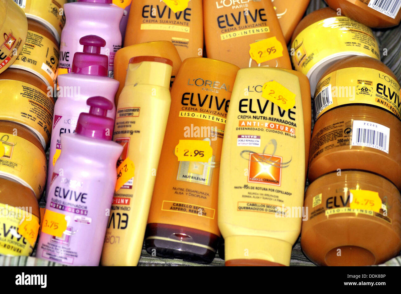 Hair care products Stock Photo Alamy