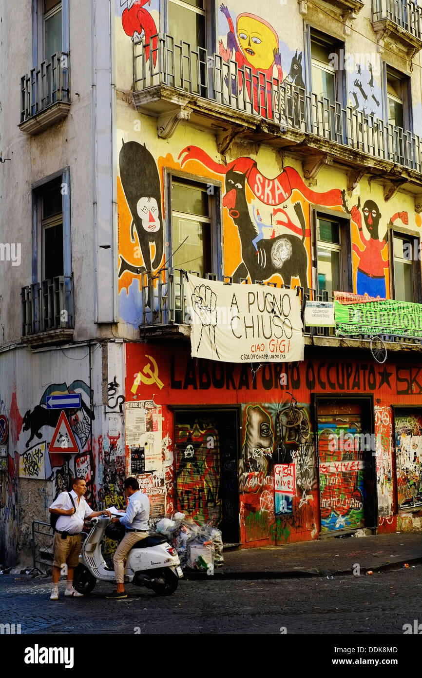 Italy, campania, Naples, historical centre, Spaccanapoli area Stock Photo