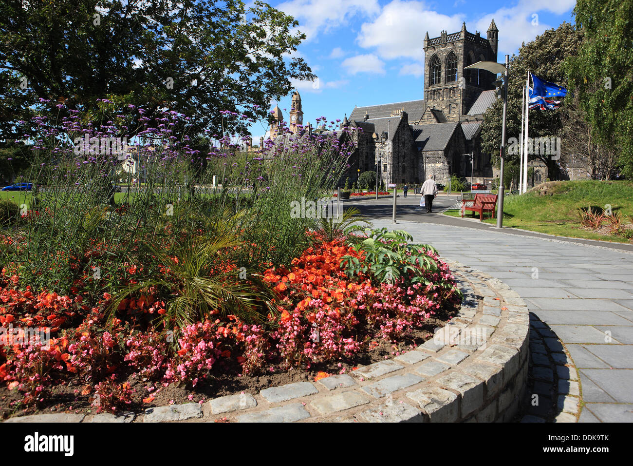 Paisley Abbey a six century Cluniac Monastery in the Scottish town of Paisley Stock Photo