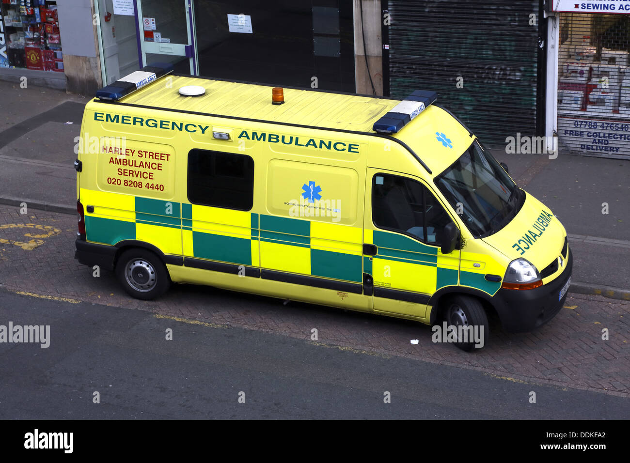 Emergency ambulance. Stock Photo