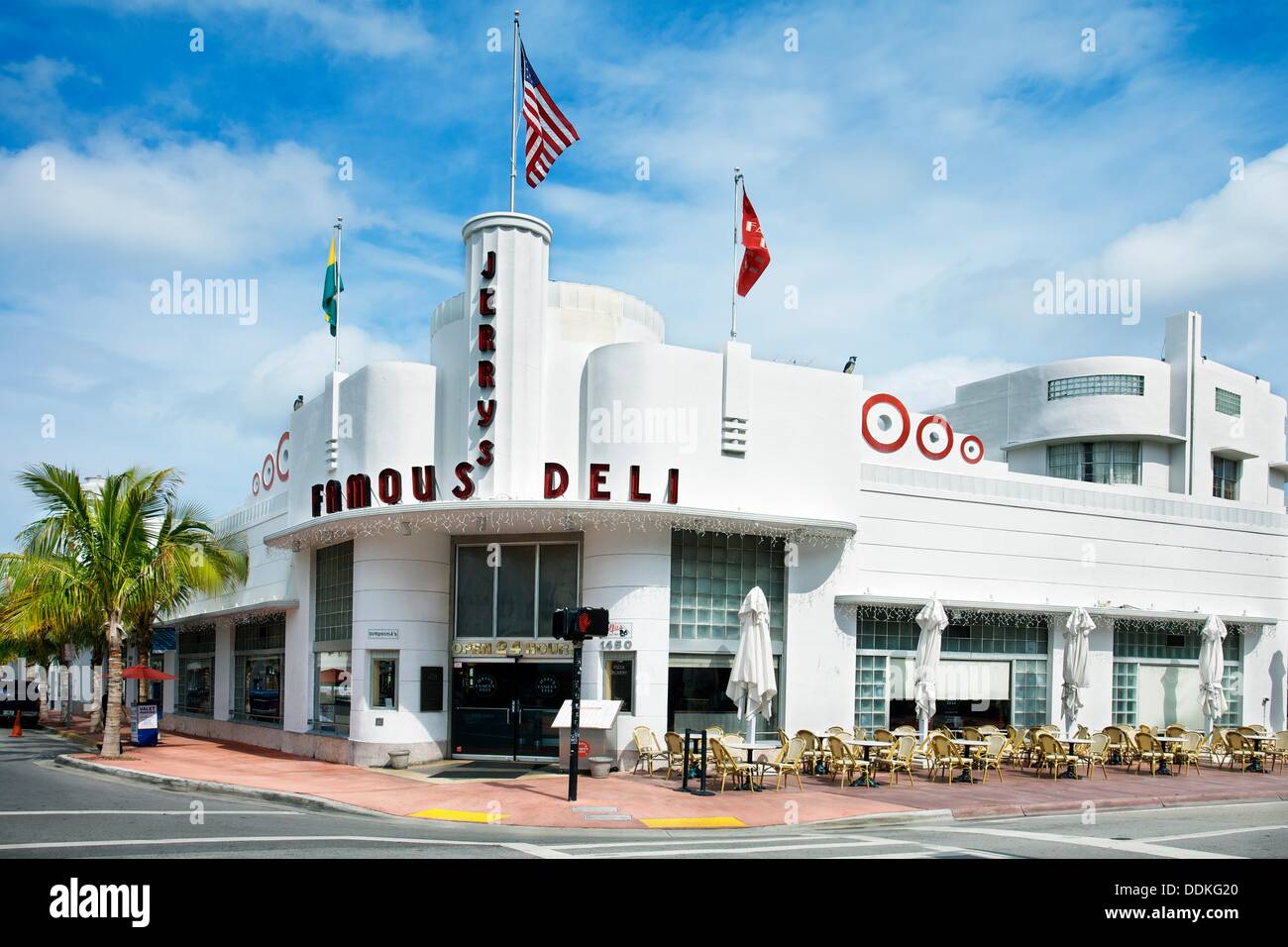 Art deco building, South Beach, Miami, Florida, USA Stock Photo