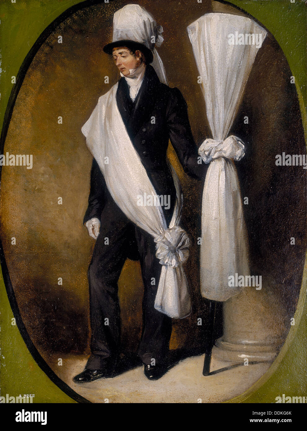 'A Funeral Bearer', 1830s.  Artist: Robert William Buss Stock Photo
