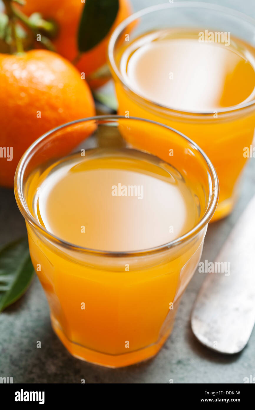 orange juice Stock Photo