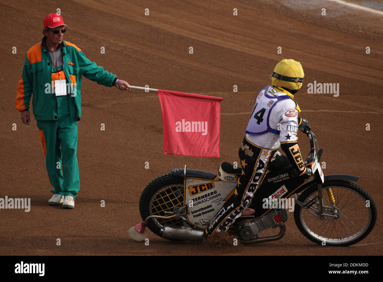 Speedway competition the Golden Helmet Prix in Pardubice, Czech Republic  Stock Photo - Alamy