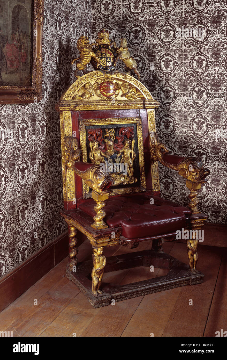 Master's chair, (c1550?). Artist: Unknown Stock Photo