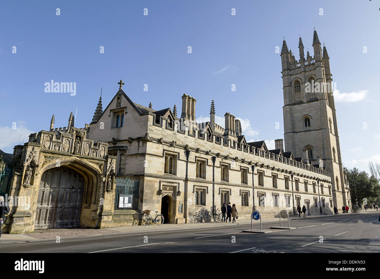Magdalen college Oxford UK Stock Photo
