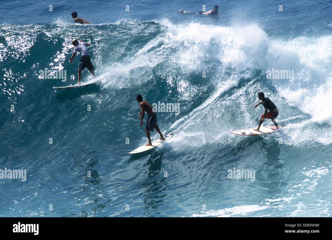 Surfing. Maui island. Hawai Stock Photo Alamy