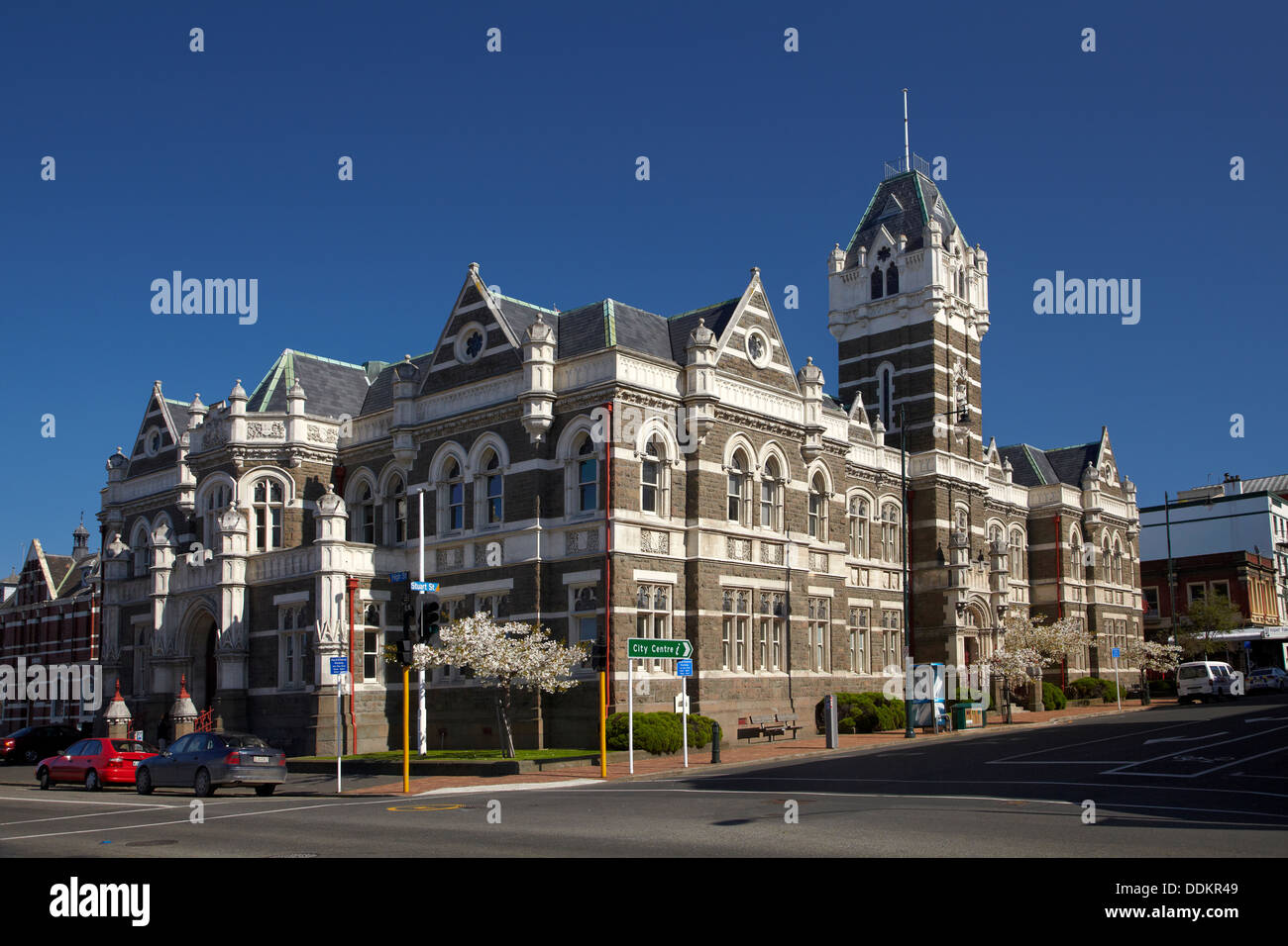 Historic Law Courts, Dunedin, South Island, New Zealand Stock Photo