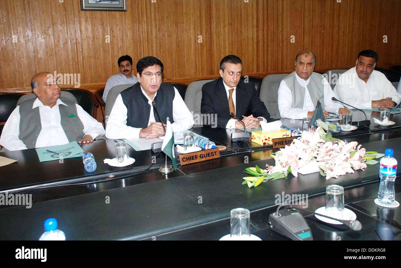 Islamabad, Pakistan. 4th September 2013. PESHAWAR: President of Khyber ...