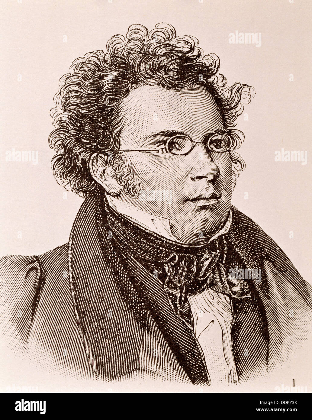 Franz Schubert (17971828), Austrian composer Stock Photo Alamy