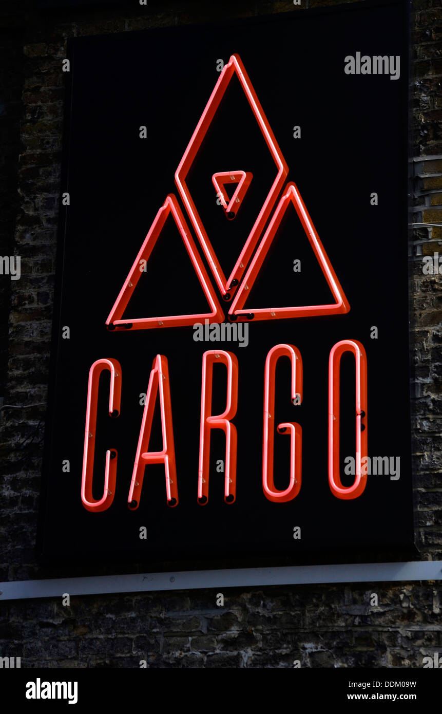 Cargo Club, Rivington Street, East London, UK Stock Photo - Alamy