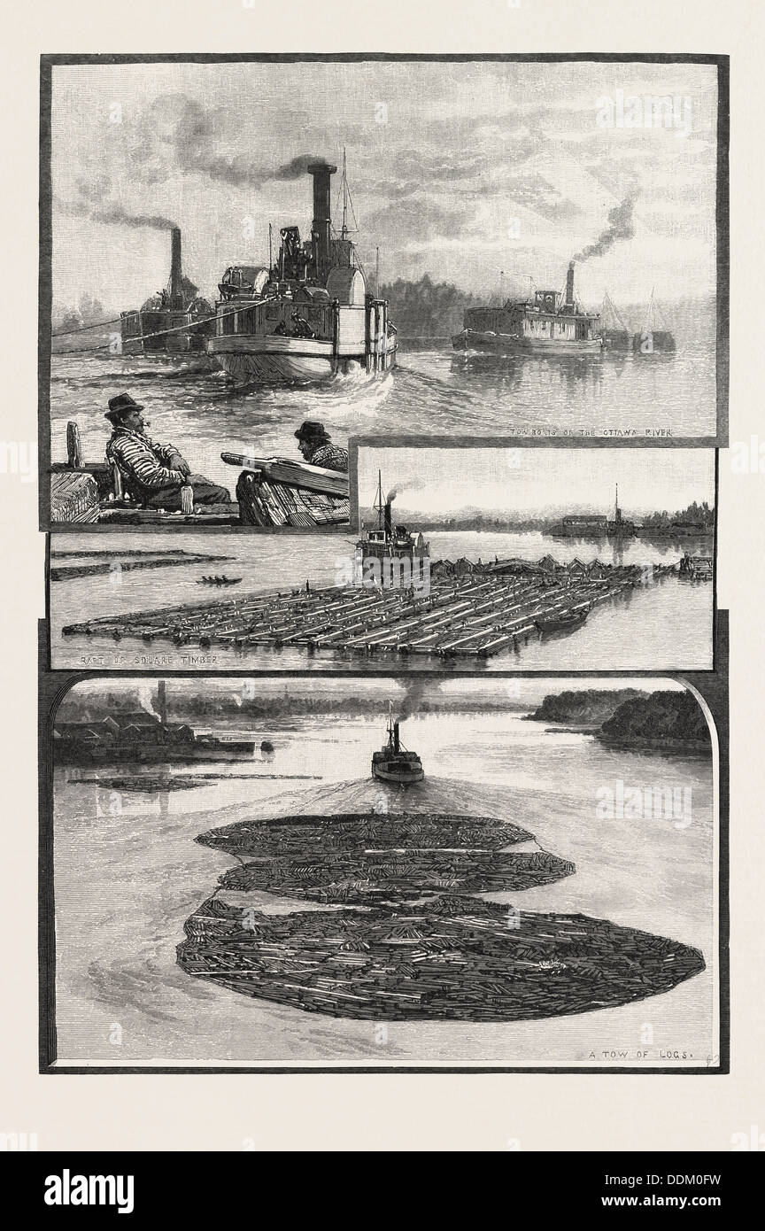 Trade 19th century canada hi-res stock photography and images - Alamy