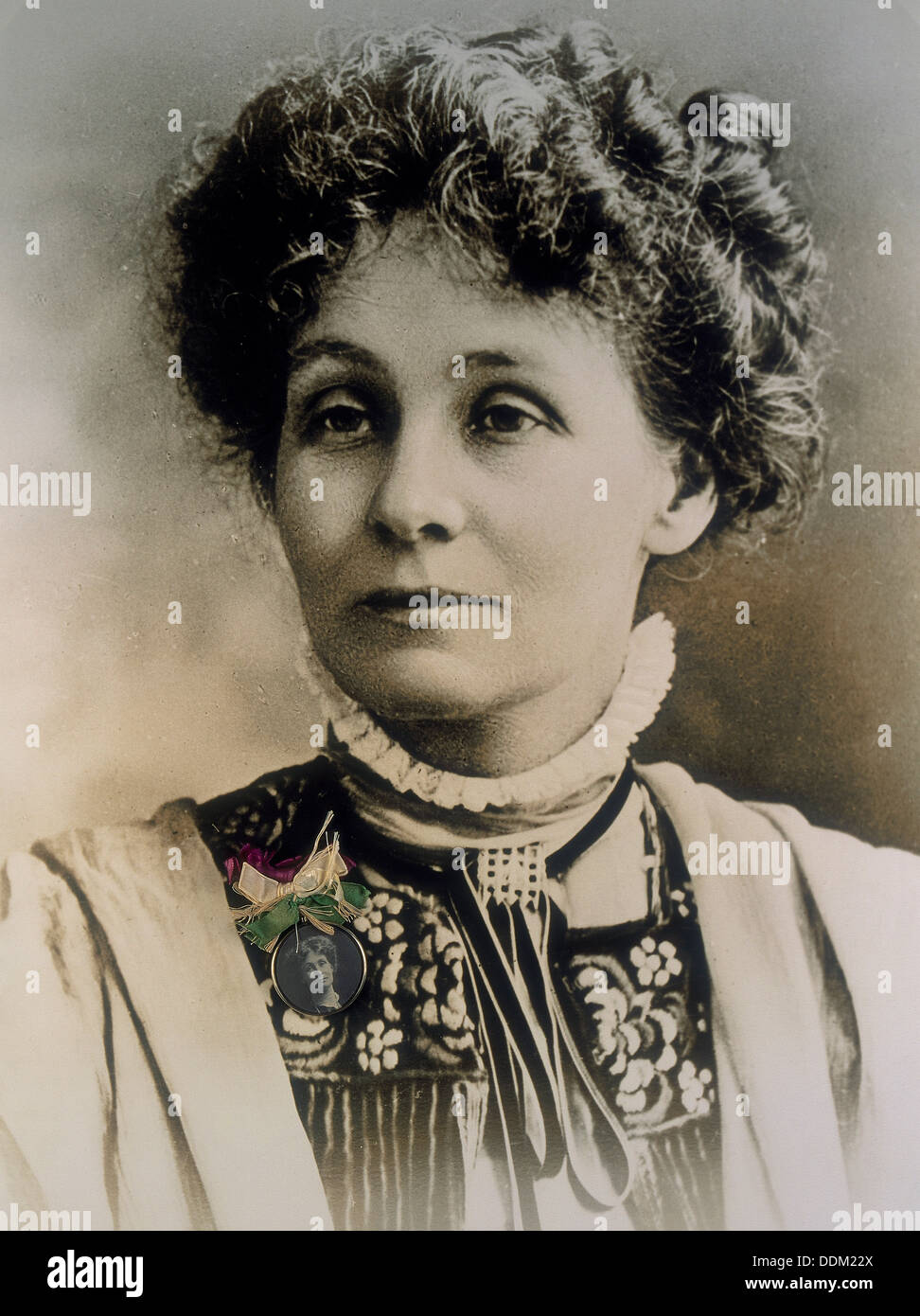 Emmeline Pankhurst, c1909. Artist: Unknown Stock Photo