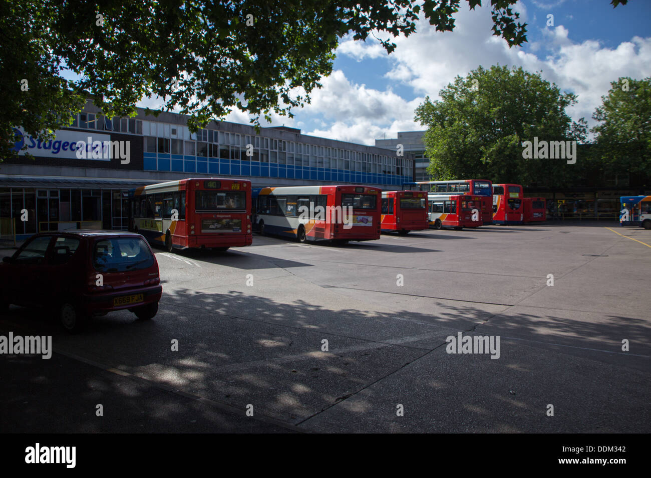 Bedford street scene Stock Photo Alamy