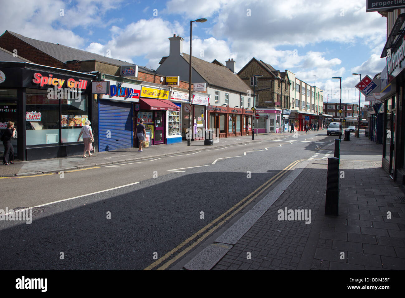 Bedford street scene Stock Photo - Alamy