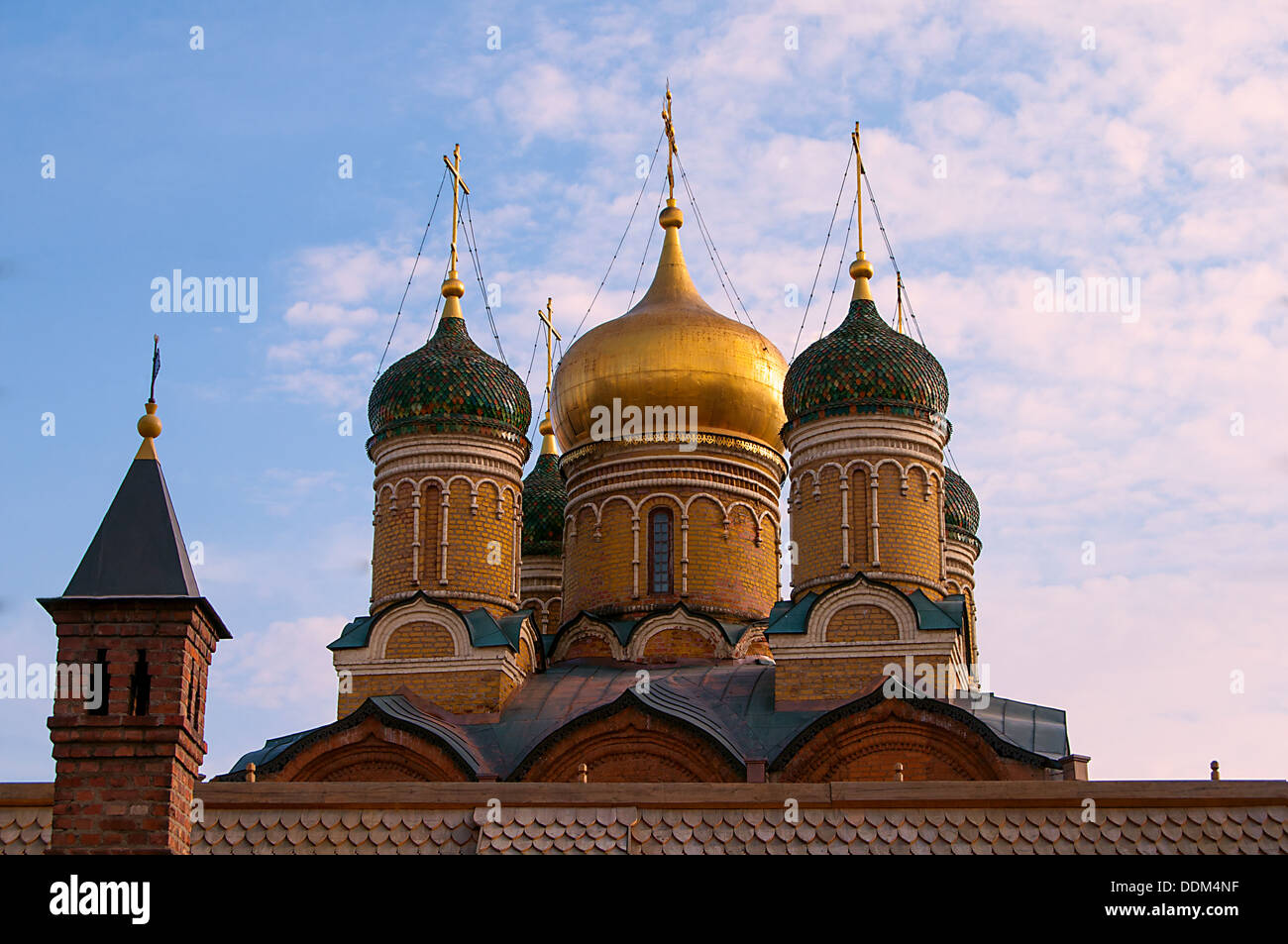 Moscow. The Church of the Icon of the Mother of God The Sign Stock Photo