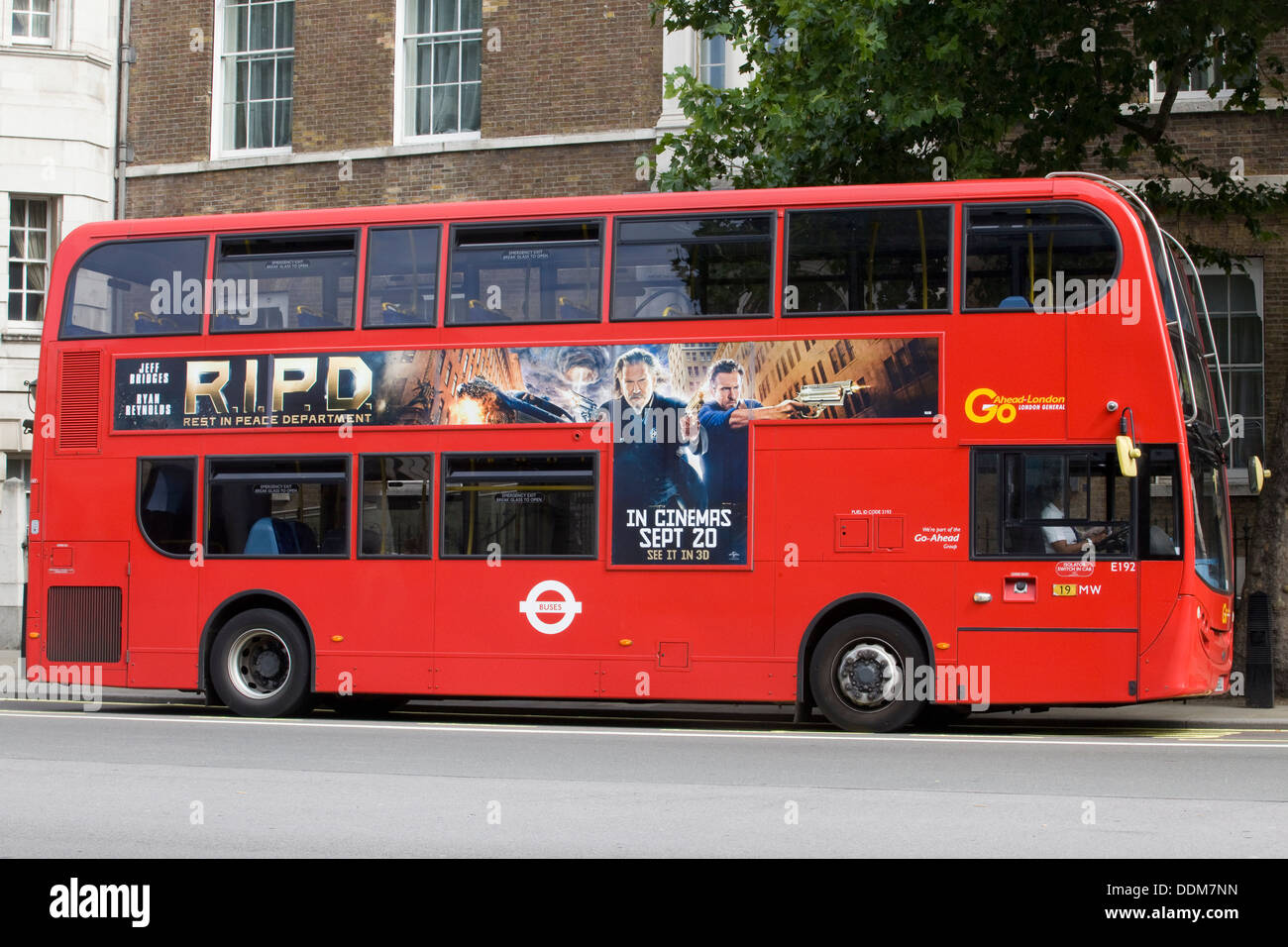 Routemaster bus advertising hi-res stock photography and images - Alamy