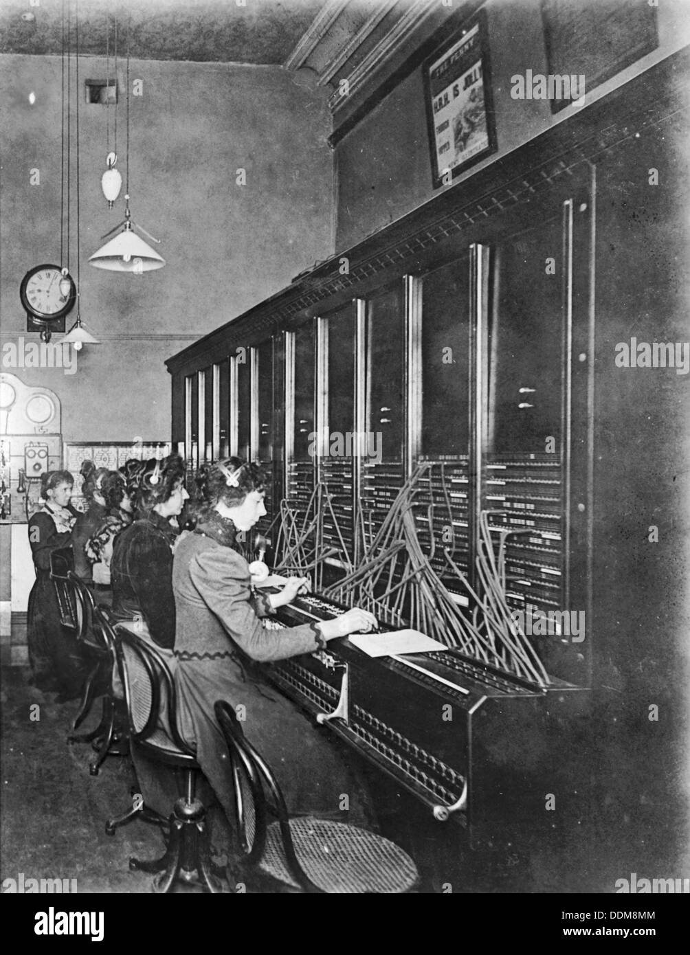 Telephone Exchange 20th Stock Photos & Telephone Exchange 20th Stock