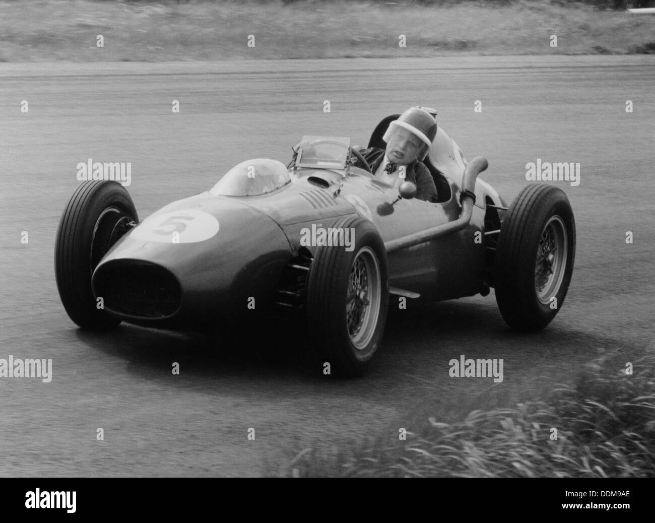 Mike Hawthorn in the Dutch Grand Prix, Zandvoort, 1958. Artist: Unknown Stock Photo