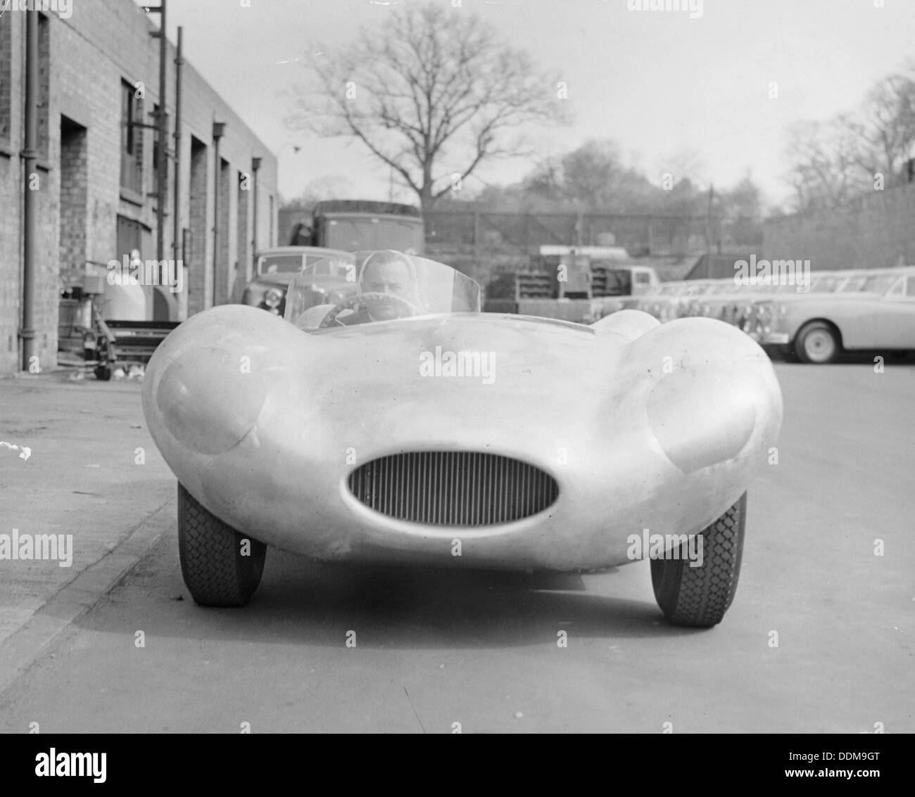 Jaguar D Type prototype, 1954. Artist: Unknown Stock Photo