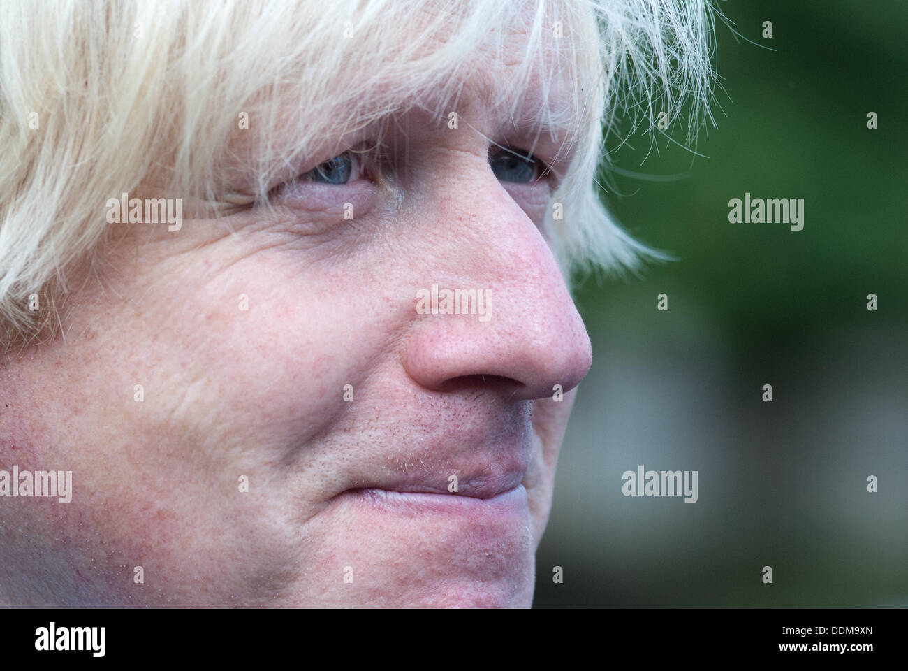 London, UK - 4 September 2013: a closeup portrait of the Mayor of London Boris Johnson Credit:  Piero Cruciatti/Alamy Live News Stock Photo