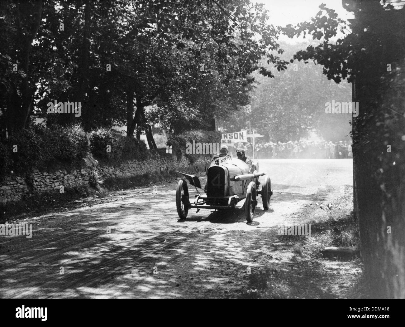 Sunbeam at the Isle of Man TT Race, 1914. Artist: Unknown Stock Photo