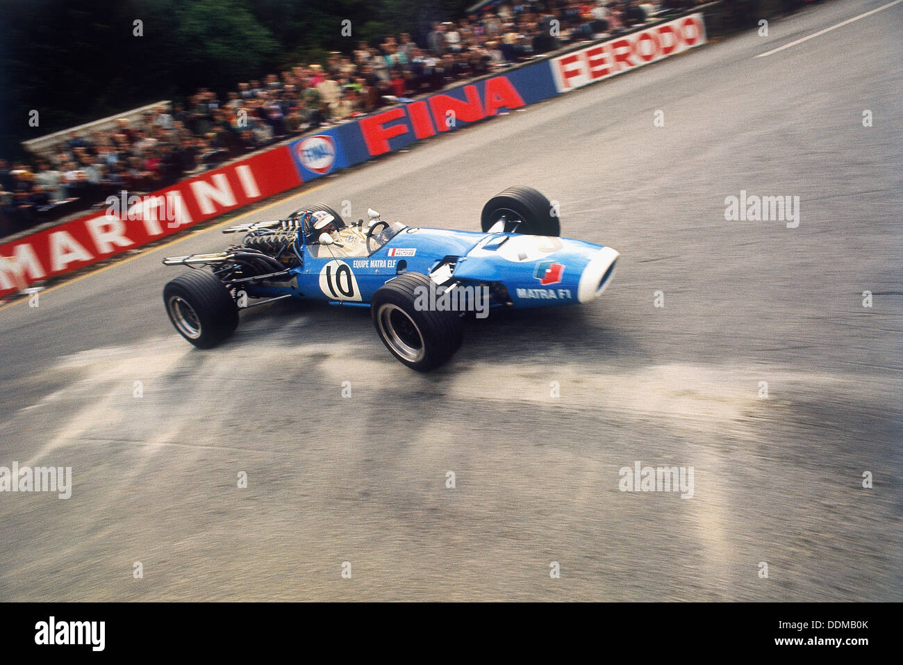 Jean-Pierre Beltoise driving a Matra, Belgian Grand Prix,  Spa-Francorchamps, 1968. Artist: Unknown Stock Photo - Alamy