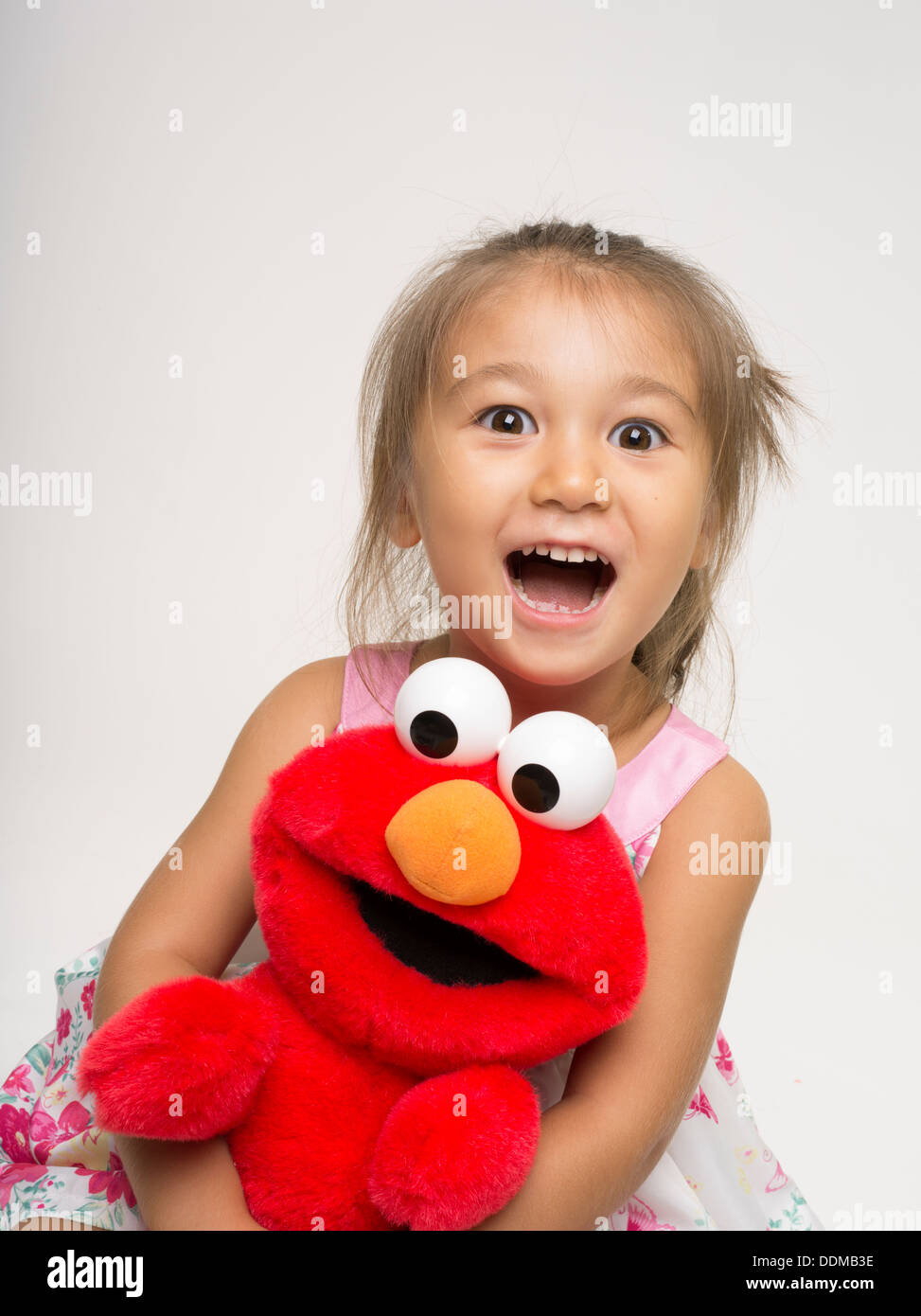 1996 Tickle Me Elmo children's toy by Tyco - Muppet / Sesame Street. Lead to Christmas Elmo-mania Stock Photo