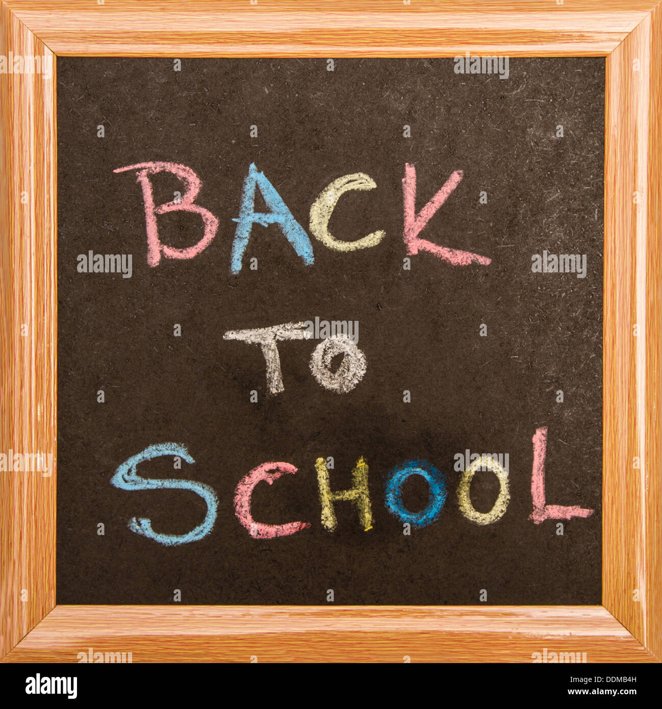 Blackboard "Back to school Stock Photo Alamy