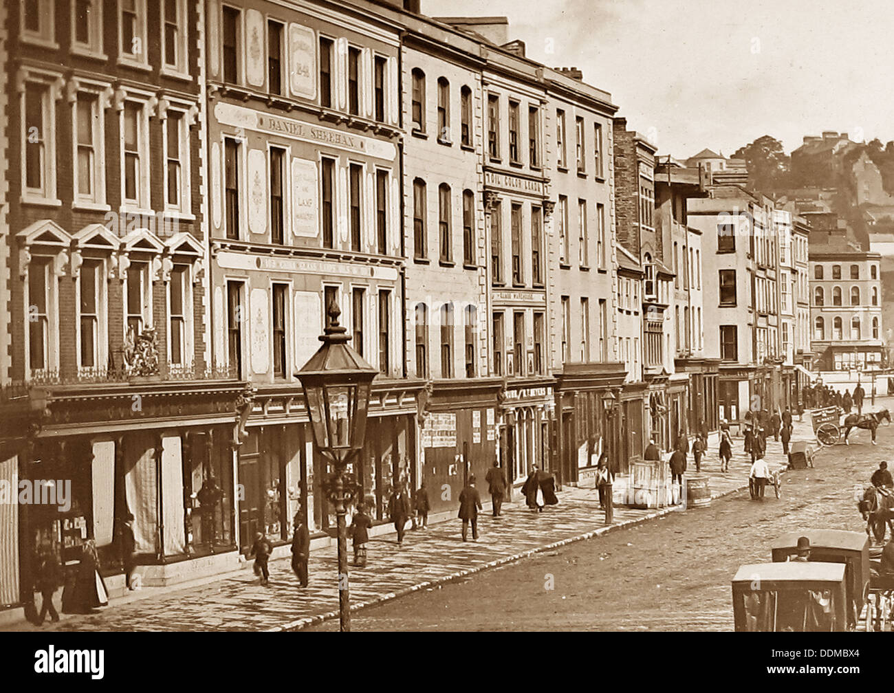 St. Patrick Street Cork Victorian period Stock Photo Alamy