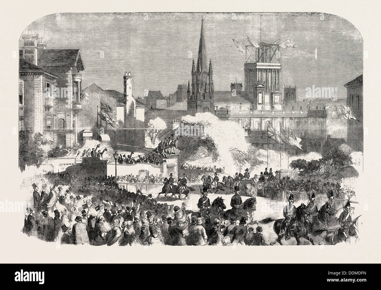 Queen victoria visit to leeds hires stock photography and images Alamy