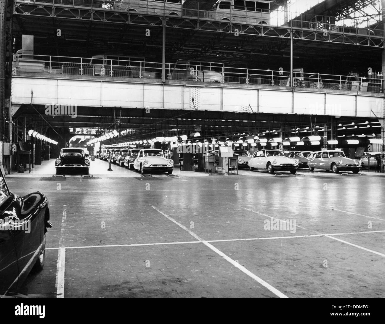 Citroen Production line, 1960. Artist: Unknown Stock Photo