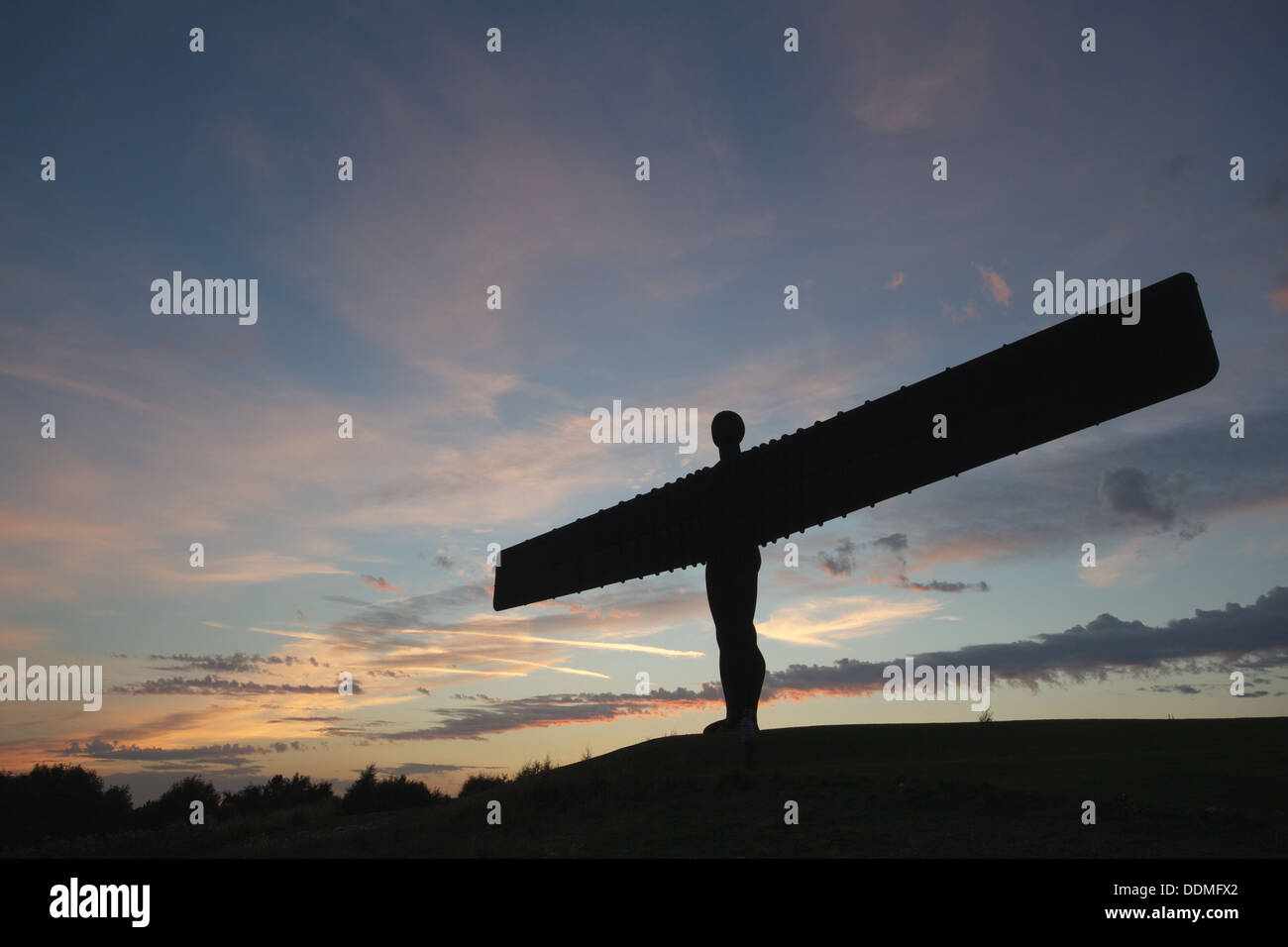 The Angel of the North at Sunset, Gateshead-Newcastle, Tyne & Wear ...