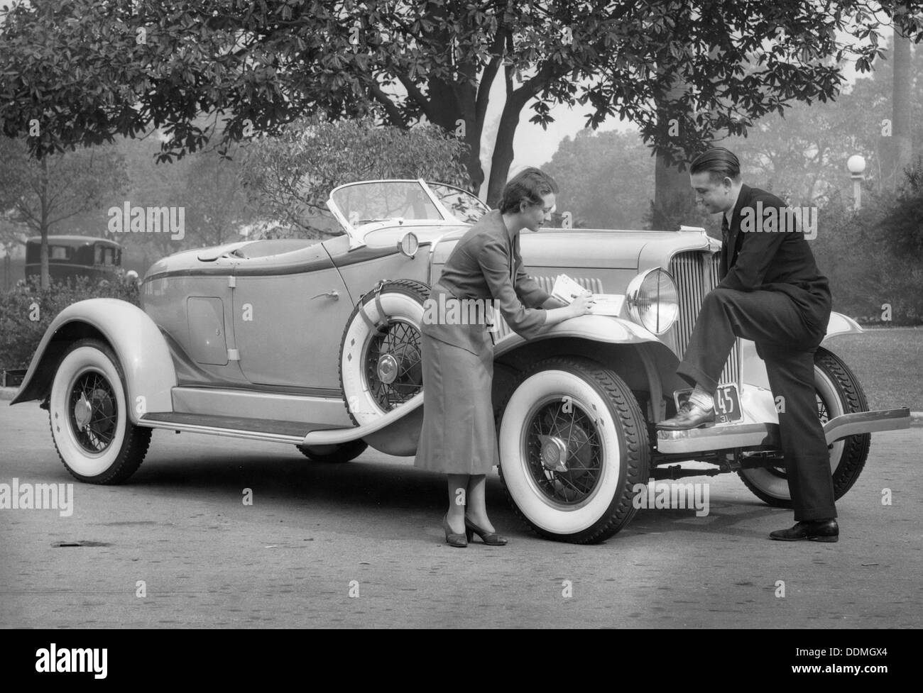 Auburn car, (c1930s?). Artist: Unknown Stock Photo