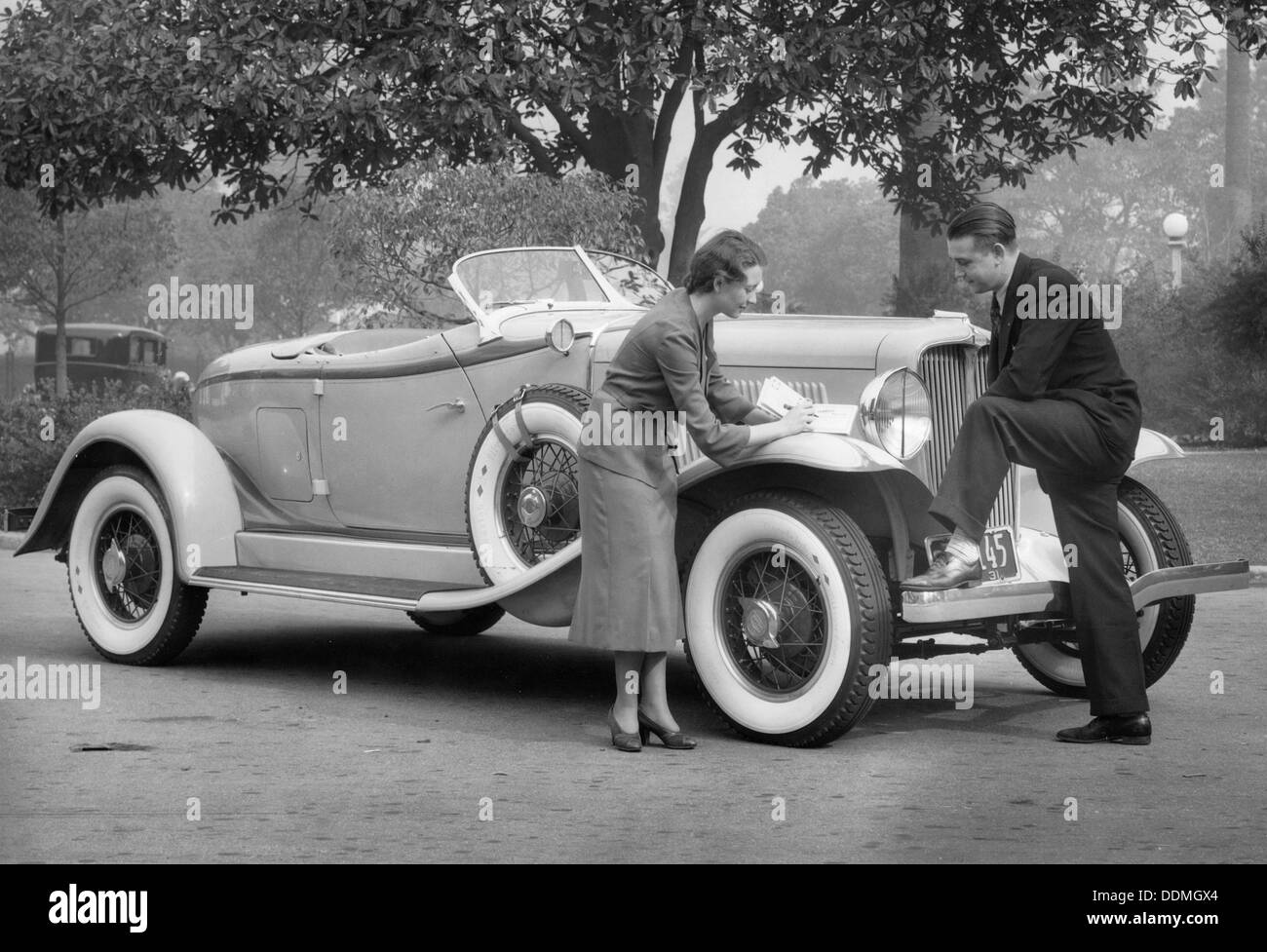 Auburn automobile museum Black and White Stock Photos & Images - Alamy