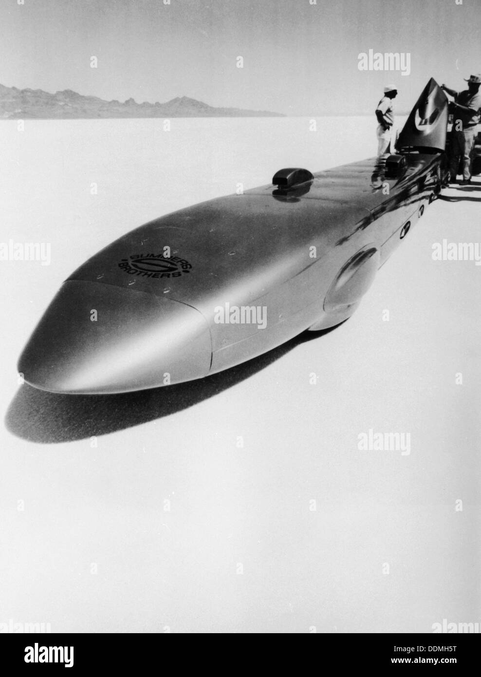 'Goldenrod' Land Speed Record car, Bonneville Salt Flats, Utah, USA, c1965. Artist Unknown