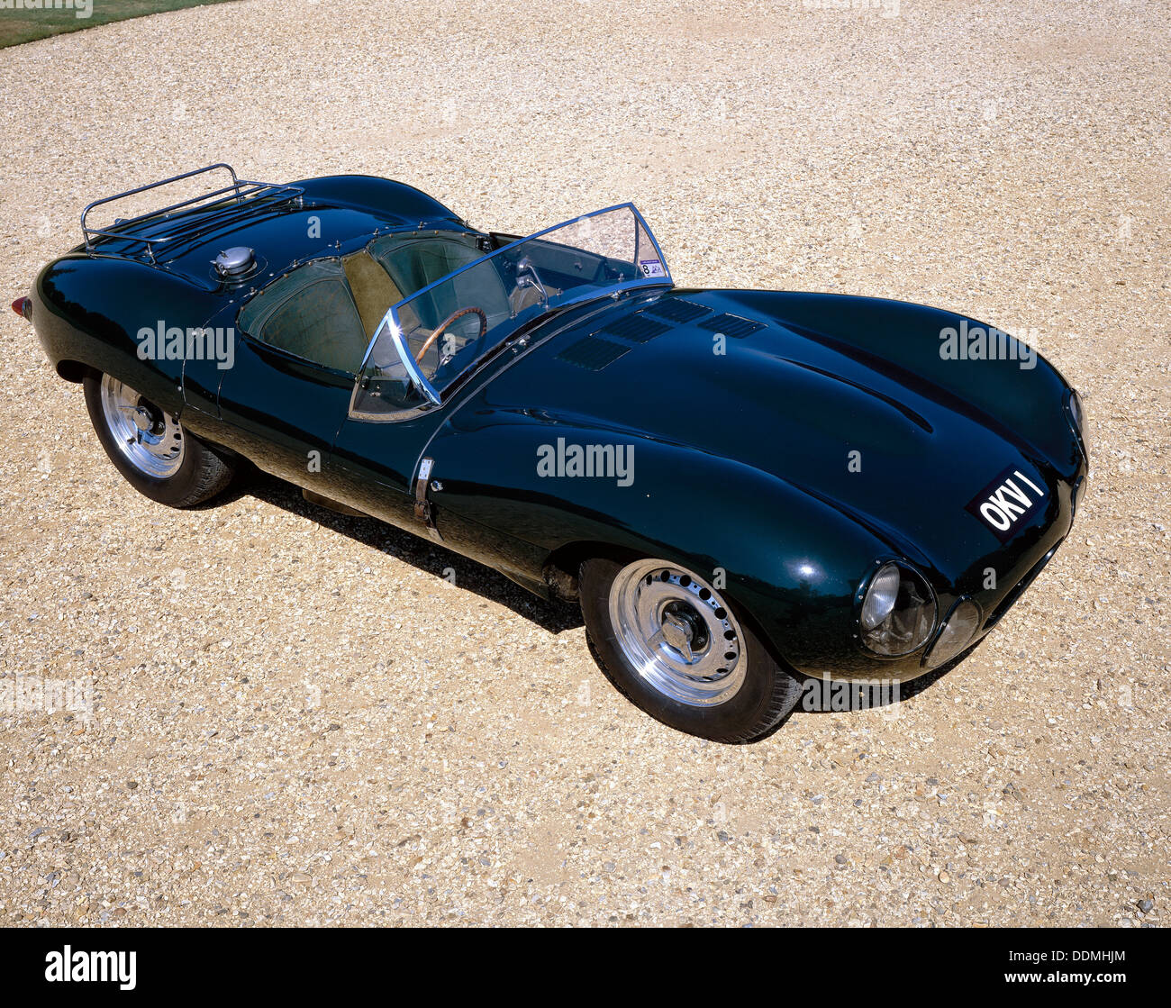 1953 Jaguar D Type. Artist: Unknown Stock Photo