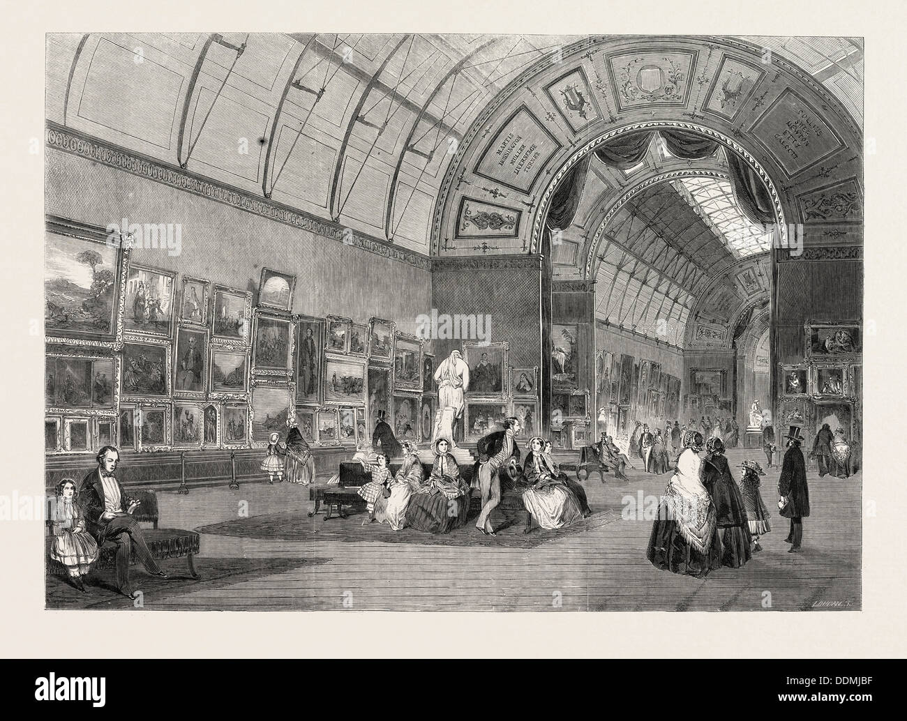 THE GALLERY OF MODERN PAINTINGS AT THE ARTTREASURES EXHIBITION, 1857