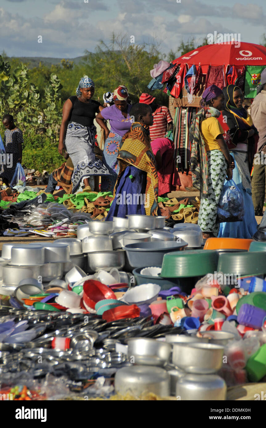 Authentic African hardware stall Tanzania collection Stock Photo Alamy
