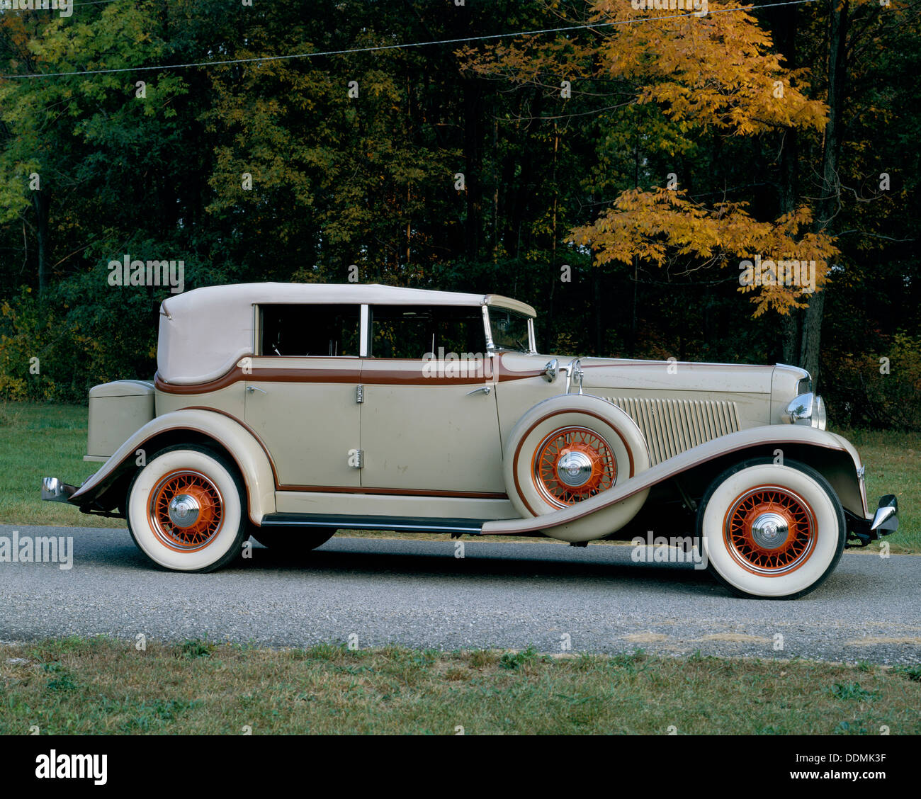 A 1933 Auburn 8-15 Phaeton. Artist: Unknown Stock Photo