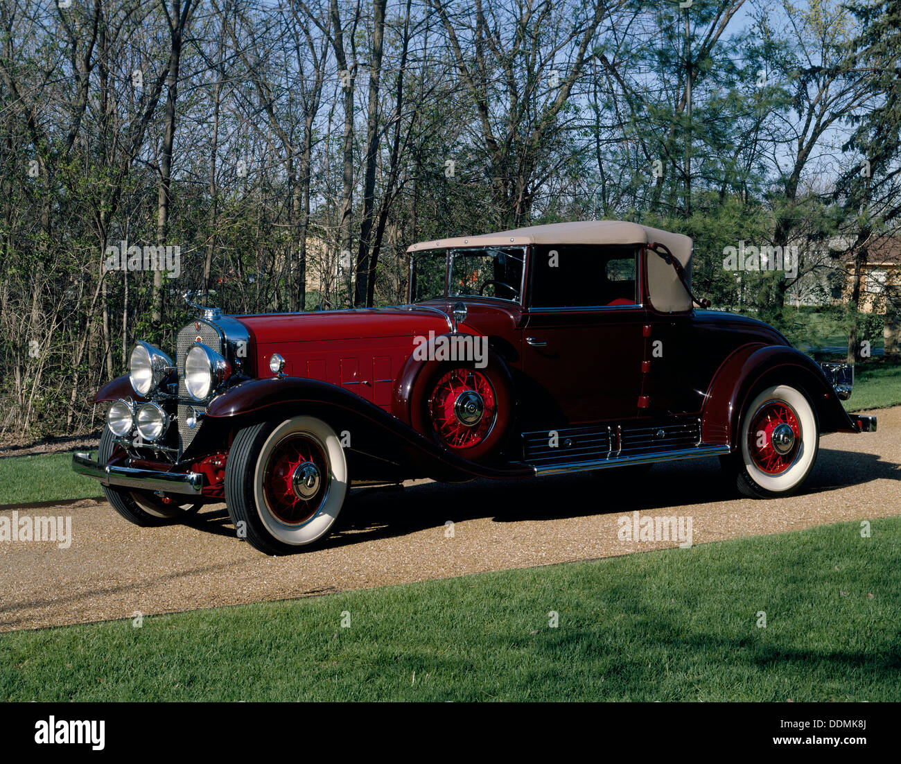 A 1930 Cadillac V16 Model 452. Artist: Unknown Stock Photo