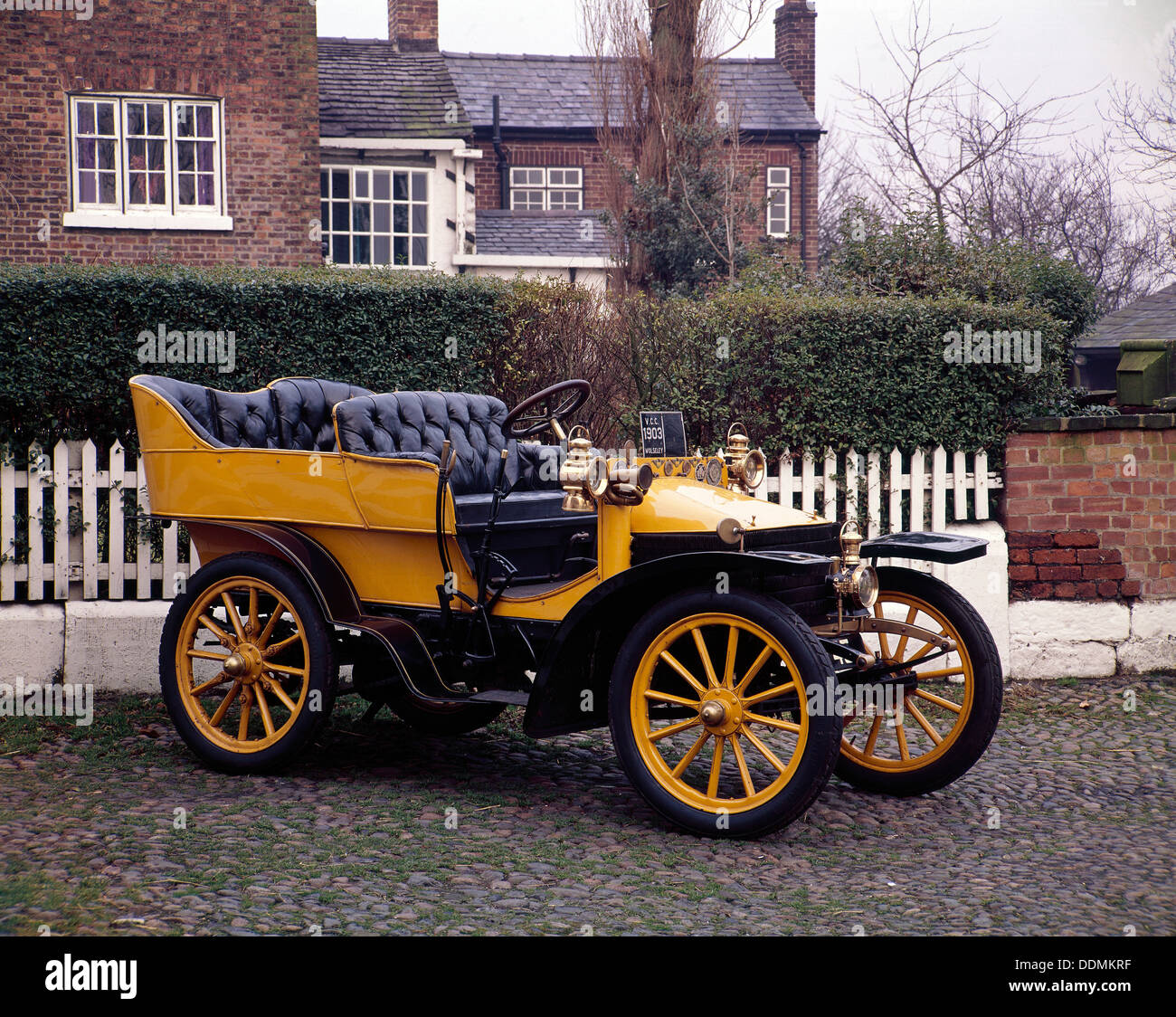 A 1903 Wolseley. Artist: Unknown Stock Photo