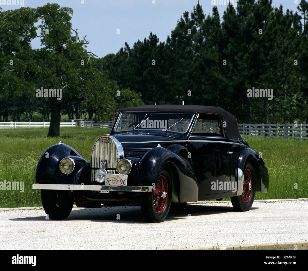 1938 Bugatti 57 Cabriolet Artist Unknown Stock Photo Alamy