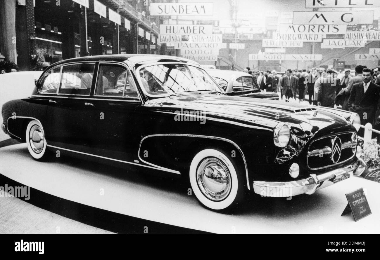 1955 Citroën 15CV, specially built for an ambassador, (c1955?). Artist: Unknown Stock Photo