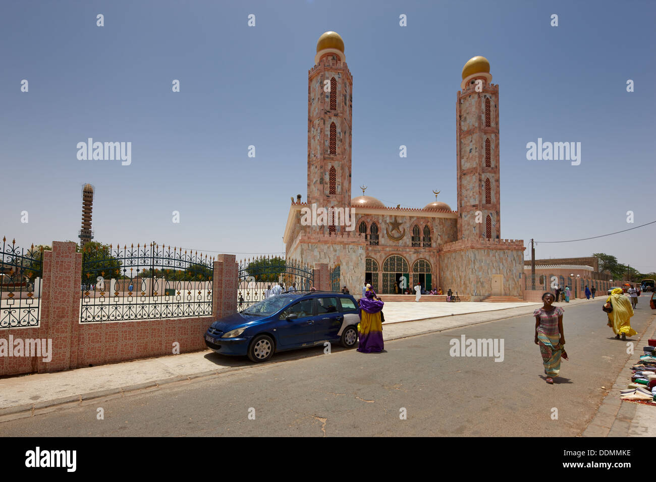 Khalifa Ababacar Sy Mosque, Tivaouane, Senegal, Africa Stock Photo