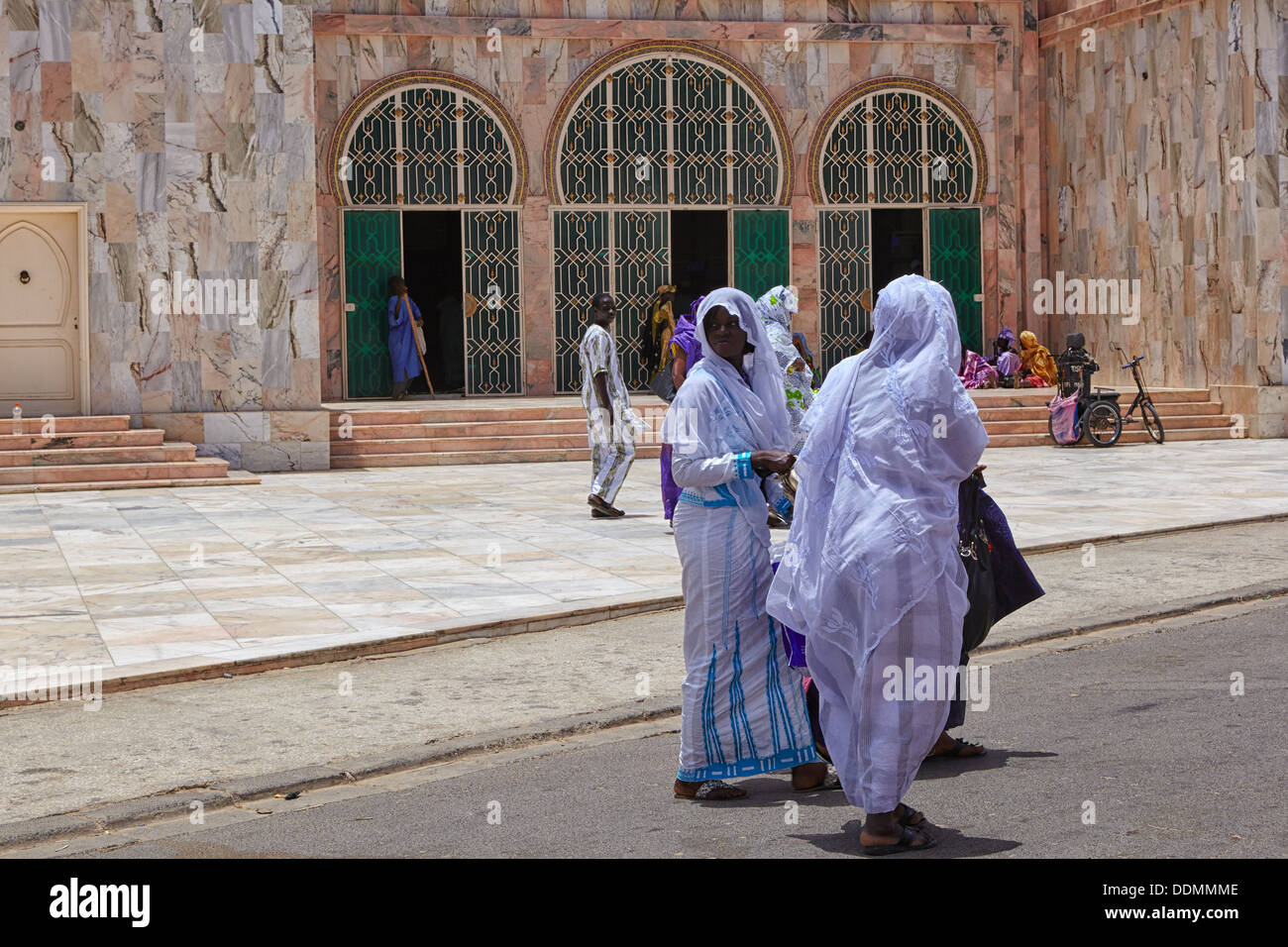 Khalifa Ababacar Sy Mosque, Tivaouane, Senegal, Africa Stock Photo