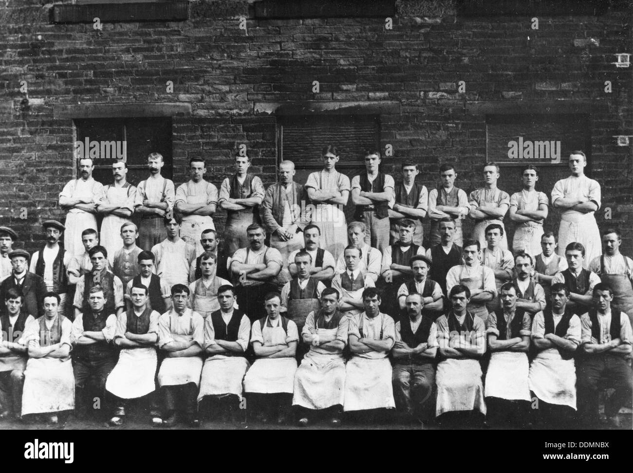 Male workers at Mackintosh?s toffee factory, Halifax, West Yorkshire